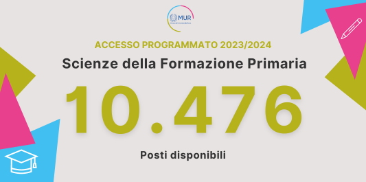 Università, quasi 10.500 i posti disponibili per Scienze della Formazione primaria 