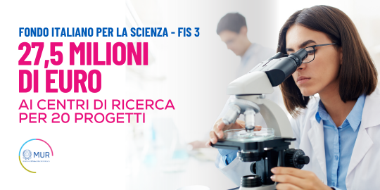 Ricerca: dal MUR oltre 27.5 milioni di euro ai Centri di Ricerca  per 20 progetti 