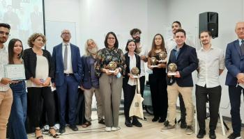 Otto i giovani vincitori  della sezione design del Premio nazionale delle arti