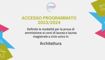 Università, definite le modalità e i contenuti delle prove di ammissione a Architettura