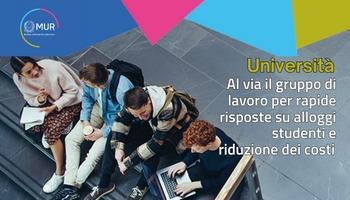 Università: MUR, al via gruppo interministeriale su alloggi studenti